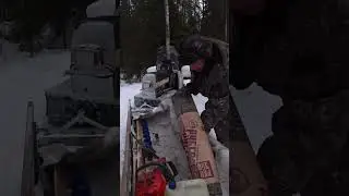ТАЁЖНАЯ жизнь. Выгрузка вещей 