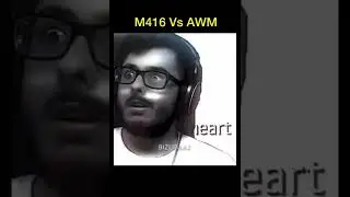 M416 vs AWM Carryminati action  Tik Tok Funny Moments PUBG MOBILE BIZLIBAAZ #shorts
