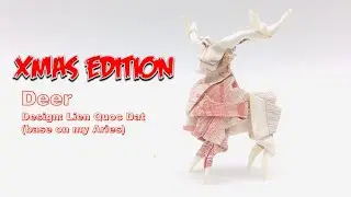 Xmas edition - Deer (Lien Quoc Dat) - LQD Money Origami
