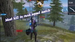 My freefire game play /rank squad match/most kill