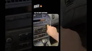 Old Vs New Car Buttons