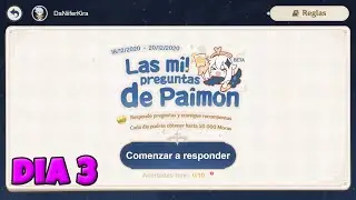 LAS MIL PREGUNTAS DE PAIMON [EVENTO] #3 [Respuestas en la descripción) | Genshin Impact
