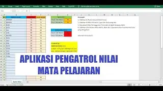 Aplikasi Pengatrol Nilai Mata Pelajaran | Aplikasi Pendidikan