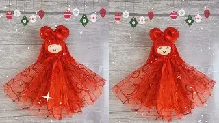 آموزش عروسک یلدایی Christmas angel ornaments for beginners