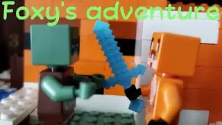Foxy's adventure | 1 серия | бой из утоплеником | Lego Minecraft |