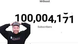 Mr.Beast Hits 100 Million Subscribers!!!❤   