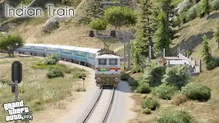 Cinematic Journey through San Andreas with Indian passenger Train - Grand Theft Auto V