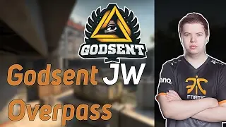Fnatic JW playing CS:GO Faceit on overpass (twitch stream)
