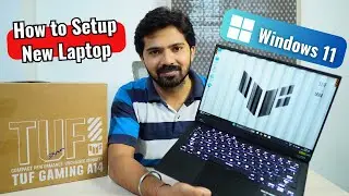 How to Setup a New Laptop (Windows 11) - Step by Step Detailed Guide 2024 - First Imp Settings