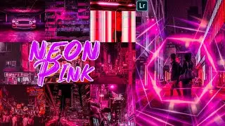 Lightroom Preset Free Tutorials | How To Get Neon Pink Filter | +DNG Link | Preset #12