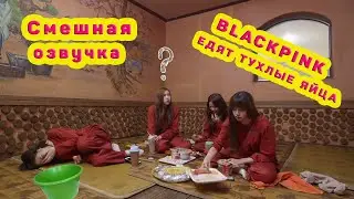 BLACKPINK катаются на аттракционе и едят тухлые яйца смешная озвучка