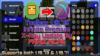 TOOLBOX FOR MCPE 1.19.73 INFINITE PREMIUM X-RAY UPDATE BY FARIZ MCPE