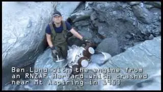 Gold fossicker stumbles on plane engine