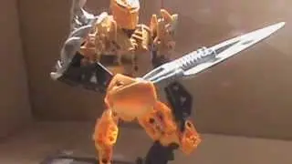 Bionicle Moc Golden knight Mata Nui