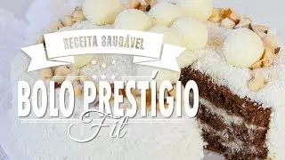 BOLO PRESTÍGIO FIT com cara de festa {*** 100 MIL INSCRITOS ***} | Mamãe Vida Saudável 
