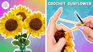 Crochet Sunflower | FREE Sunflower Crochet Pattern