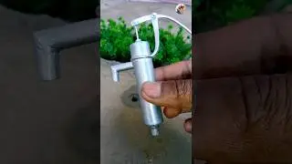 mini hand pump project with mini bricks