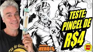 PINCEL BARATO PRA QUADRINHOS: Será que PRESTA?!