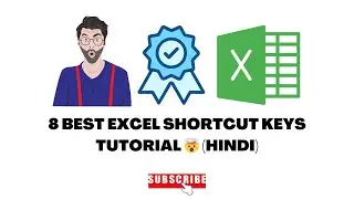 8 shortcut commands in excel | excel shortcuts cheat sheet