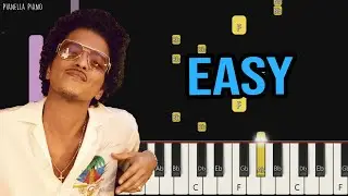 Bruno Mars - That's What I Like | EASY Piano Tutorial by Pianella Piano