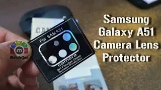 Samsung Galaxy A51 Back Camera Lens Screen Protector Flexible Glass Guard Protection