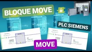Funcionamiento del Bloque MOVE en PLC's Siemens || TIA PORTAL ✅