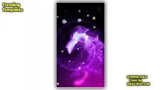Template Video Background Full Screen | Blue Effect | Kinemaster Template Black Screen Status Video
