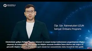 İLAHİYAT ÖNLİSANS PROGRAMI ARAPÇA TANITIMI