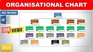 Organizational chart in Microsoft Word