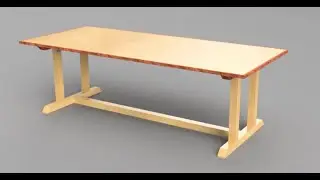 How to design a dining table in fusion 360