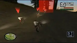 GTA San Andreas - Опасности на дёртбайке