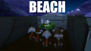Conker's Bad Fur Day Multiplayer | Beach | Villagers VS. Tediz