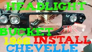1968 CHEVELLE HEADLIGHT / BUCKET INSTALL HEADLIGHT KIT @RoadHardRoadhouse