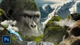 Photoshop Manipulation Speed Art Tutorial - GIANT APE