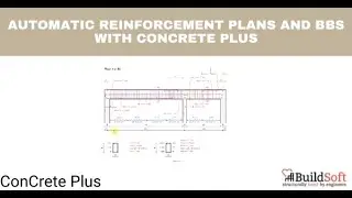 Automatic reinforcement plan and BBS with ConCrete Plus