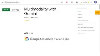 Qwiklabs | Multimodality with Gemini [GSP1210]