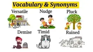 Vocabulary with Synonyms || #vocabulary