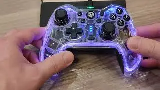 Демонстрация RGB подсветки геймпада Canyon GP 02