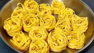 Макаронные Гнёзда вкусные и сытные. Эти 