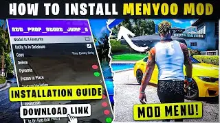🔥How To Install Menyoo Trainer In GTA V ✅- 2024 ( Ultimate Mod Menu )