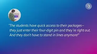 Improve the campus delivery experience with ParcelPoint™ Smart Lockers