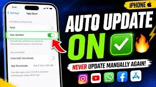 Best iPhone Setting for Automatic App Updates  ||  iPhone Users Must Turn This Setting ON 