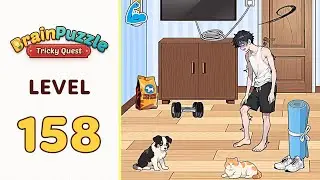 Brain Puzzle Tricky Quest Level 158 Fitness expert | Complete Walkthrough & Solutions! 🎯