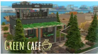 Sims 4 | Green cafe | NO CC