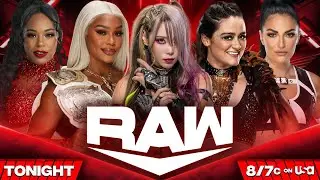 WWE RAW: Women's #1 Contender Battle Royal #WWERAW #WWE2K24