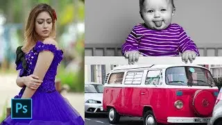 Color Splash Effect | Photoshop Tutorials