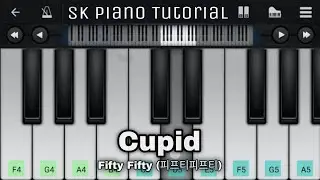 Cupid - FIFTY FIFTY (피프티피프티) | EASY Piano Tutorial