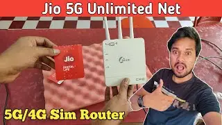 Jio 5G sim Supported Router | Full setup 5G Router 2024 | 5g wifi router with sim card slot
