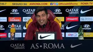 Domanda di Emanuele Celeste a Fonseca per Radio Punto Zero (Sassuolo-Roma): "Rizzitelli e Florenzi?"