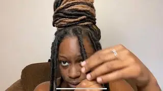 TUTORIAL | HOW I TOUCH UP MY SOFT LOCS WITHOUT TAKING THEM OUT 💇🏾‍♀️